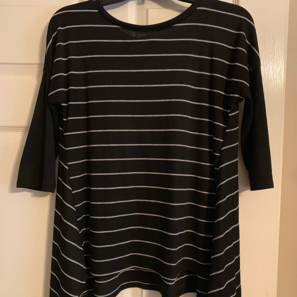 Black piko tunic